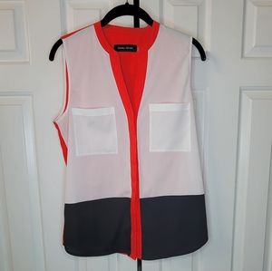 Ivanka Trump sleeve colorblind blouse